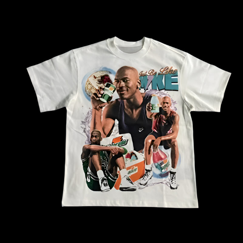 Vintage 90s Michael Jordan Dennis Rodman Gatorade Graphic Tee